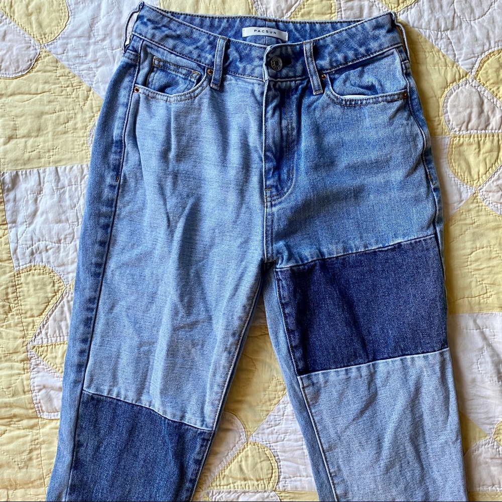 PACSUN patchwork jean - Picture 2 of 12